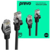 Prevo CAT6-BLK-20M Network Cable  RJ45 (M) to RJ45 (M)  CAT6  20m  Black  Oxygen Free Copper Core  Sturdy PVC Outer Sleeve & Cli