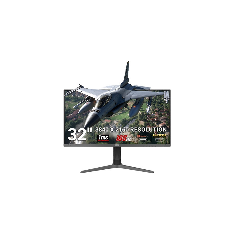 piXL CM32G7 32 Inch 144Hz 4K Widescreen IPS Gaming Monitor with AMD FreeSync & Nvidia G-Sync  3840 x 2160 Resolution  1ms Respon