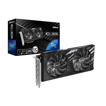ASRock Intel Arc A750 Challenger SE OC 8GB GDDR6 Graphics Card  2200 MHz Base Clock  Dual Fan  3x DisplayPorts / 1x HDMI Port
