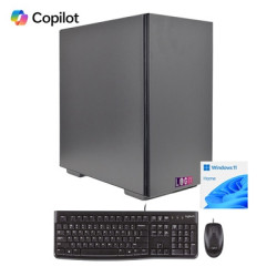LOGIX Intel Core i3 14th Gen Quad Core 16GB RAM with 500GB SSD Wireless Family Desktop PC with Windows 11 Home & Keyboard & Mous