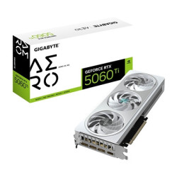 Gigabyte NVIDIA GeForce RTX 5060 Ti AERO OC 8GB GDDR7 Graphics Card  4608 CUDA Cores  2647 MHz Core Clock  Triple Fan  3x Displa