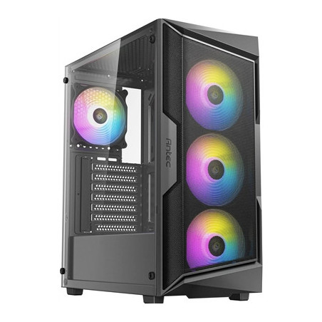 Antec AX61 Elite: Mid-Tower ATX Gaming Case with High-Airflow Mesh Front Panel  4 x 120mm ARGB Fans  Tempered Glass Side Panels 