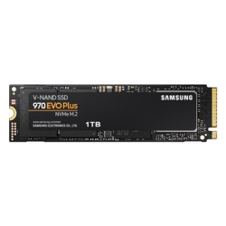 Samsung 970 EVO PLUS (MZ-V7S1T0BW) 1TB NVMe SSD  M.2 Interface  PCIe Gen3  2280  Read 3500MB/s  Write 3300MB/s  5 Year Warranty