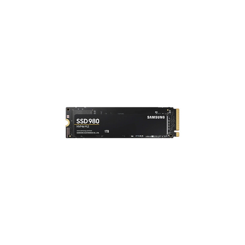 Samsung 980 (MZ-V8V1T0BW) 1TB NVMe SSD  M.2 Interface  PCIe Gen3  2280  Read 350MB/s  Write 3000MB/s  5 Year Warranty