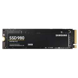 Samsung 980 (MZ-V8V250BW) 250GB NVMe SSD  M.2 Interface  PCIe Gen3  2280  Read 2900MB/s  Write 1300MB/s  5 Year Warranty