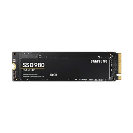 Samsung 980 (MZ-V8V500BW) 500GB NVMe SSD  M.2 Interface  PCIe Gen3  2280  Read 3100MB/s  Write 2600MB/s  5 Year Warranty