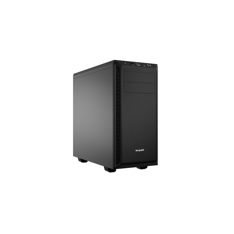 be quiet! BG021 Pure Base 600 Mid Tower Gaming Case  2 x USB 3.2  Water Cooling Ready  Completely Sound Insulated  2 x Pre-Insta