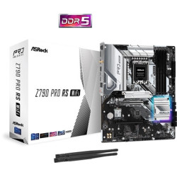 ASRock Z790 Pro RS WiFi Intel 1700 Socket Motherboard  ATX  4x DDR5 Slots  5x M.2 Sockets  2x USB-C Port  Fitted I/O Shield  2.5