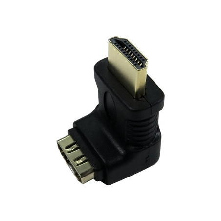 Target HDMI Right Angled Male To Female Adapter  Due To The Position Of The HDMI Port It Can Make 270 On Some Devices