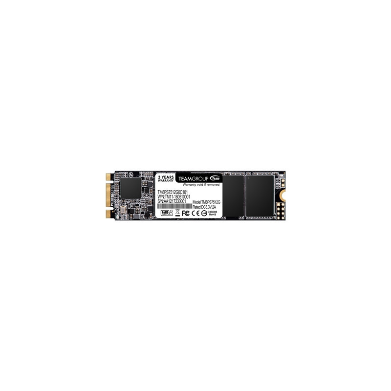 Team MS30 512GB M.2 Sata (TM8PS7512G0C101) 512GB  M.2 Sata Interface  PCIe Gen3  Read 550MB/s  Write 480MB/s  3 Year Warranty