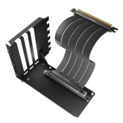 Antec 200mm PCIe 4.0 Riser Cable with Bracket Mount  Black   Designed To Allow Vertical Mounting Of A Graphics Card