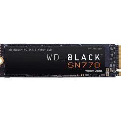 WD Black SN770 (WDS100T3X0E) 1TB NVMe SSD  M.2 Interface  PCIe Gen4  2280  Read 5150MB/s  Write 4900MB/s  5 Year Warranty