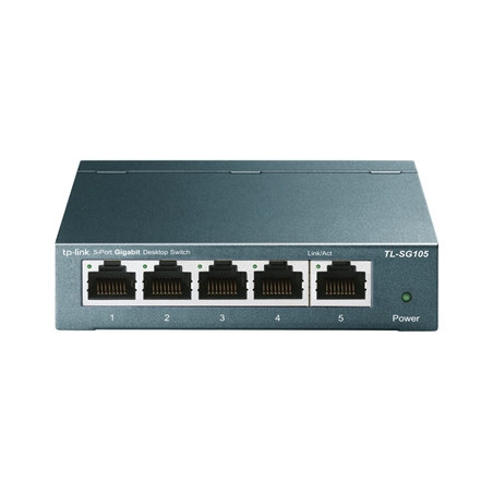 TP-Link TL-SG105 5-Port 10/100/1000Mbps Metal Gigabit Desktop Switch