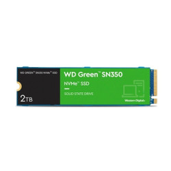 WD Green SN350 (WDS200T3G0C) 2TB NVMe SSD  M.2 Interface  PCIe Gen3  2280  Read 3200MB/s  Write 3200MB/s  3 Year Warranty