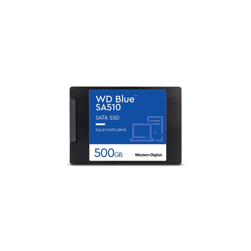 WD Blue WDS500G3B0A SA510 500GB 3D NAND 2.5“ SATA SSD