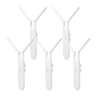 Ubiquiti UAP-AC-M-5 UniFi Mesh Wireless AC1300 Dual Band PoE Access Point (5 Pack)
