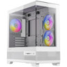 ANTEC CX500M Micro Tower Gaming Case  White  2  x USB 3.0 / 1 x USB Type-C  Tempered Glass Side Panel  Micro-ATX/ITX