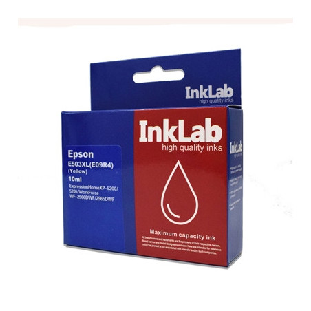 InkLab 503XL Epson Compatible Yellow Replacement Ink