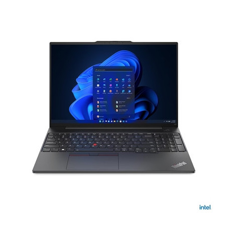 Lenovo ThinkPad E16 Laptop  16 Inch WUXGA 1920x1200  Intel Core i3-1315U Processor  8GB RAM  256GB SSD  Intel UHD Graphics Graph