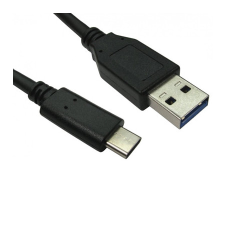 TARGET USB3C-921 Data Cable  USB 3.1 Type-A (M) to USB 3.1 Type-C (M)  1m  Black  10Gbps Data Transfer Rate  Supports up to 3A 2