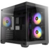 Antec CX600M ARGB Mini-Tower PC Gaming Case  270 Full-View Tempered Glass  3x 120mm ARGB LED Fans  USB 3.0  Dust Filters  Tool-F