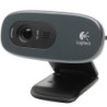 Logitech C270 HD Webcam  HD 720p/30fps  Widescreen HD Video Calling  HD Light Correction  Noise-Reducing Mic  For Skype  FaceTim