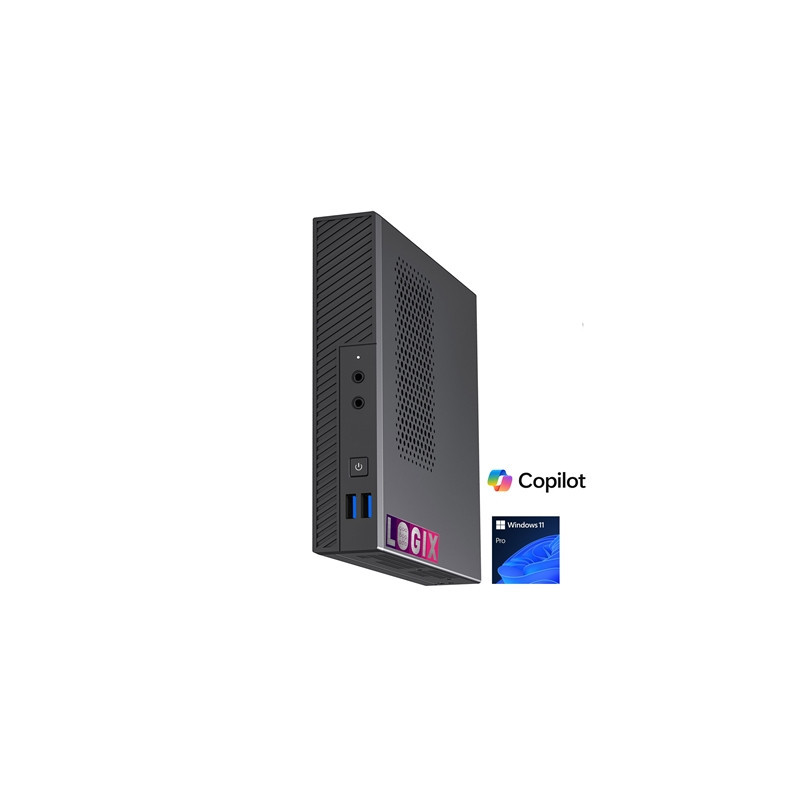 LOGIX 12th Gen Intel i5 6 Core 4.40GHz 1 Litre Mini Business / Security PC for Alarm & Door Entry Systems with 8GB RAM  250GB NV