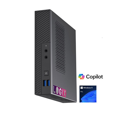 LOGIX 12th Gen Intel i5 6 Core 4.40GHz 1 Litre Mini Business / Security PC for Alarm & Door Entry Systems with 8GB RAM  250GB NV