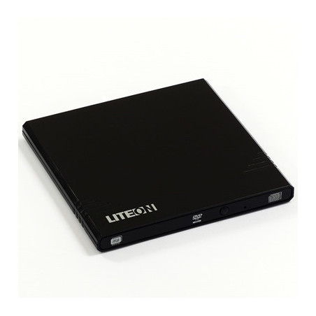LiteOn eBAU108 Black Ultra Slender USB 2.0 External Optical Drive