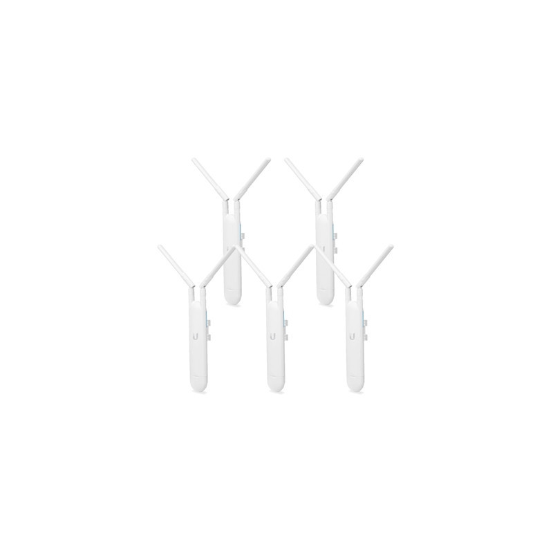 Ubiquiti UAP-AC-M-5 UniFi Mesh Wireless AC1300 Dual Band PoE Access Point (5 Pack)