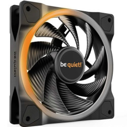 be quiet! Light Wings PWM High Speed Addressable RGB Fan  120mm  2500RPM  4-Pin PWM Fan & 3-Pin ARGB Connectors  Black Frame  Bl