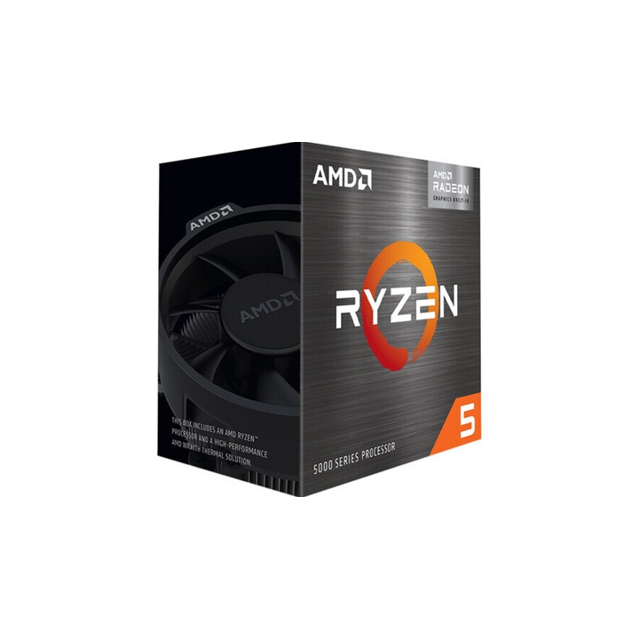 AMD Ryzen 5 5600GT 6 Core AM4 Processor  12 Threads  3.6GHz up to 4.6GHz Boost  19MB Cache  65W  with Wraith Stealth Cooler  Rad