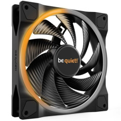 be quiet! Light Wings PWM High Speed Addressable RGB Fan  140mm  2200RPM  4-Pin PWM Fan & 3-Pin ARGB Connectors  Black Frame  Bl