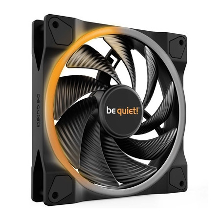 be quiet! Light Wings PWM High Speed Addressable RGB Fan  140mm  2200RPM  4-Pin PWM Fan & 3-Pin ARGB Connectors  Black Frame  Bl