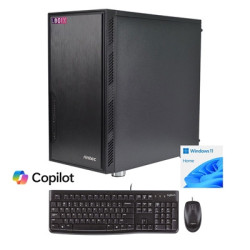LOGIX Intel Core i3 12th Gen Quad Core 8GB RAM with 500GB SSD Wireless Family Desktop PC with Windows 11 Home & Keyboard & Mouse