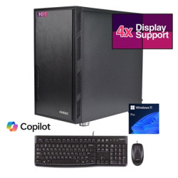LOGIX Micro Tower - Designed for CCTV Use - Intel i5 Processor  16GB Kingston Memory  500GB Kingston SSD  Output to 4 Monitors  