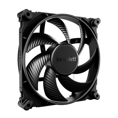 be quiet! Silent Wings 4 PWM Black Fan  140mm  1100RPM  4-Pin PWM Fan Connector  Black Frame  Black Blades  Optimized Fan Blades