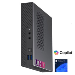 LOGIX 12th Gen Intel i5 6 Core 4.40GHz 1 Litre Mini Business / Security PC for Alarm & Door Entry Systems with 8GB RAM  250GB NV
