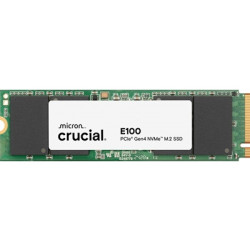 Crucial  (CT1000E100SSD8) E100 1TB PCIe Gen4 NVMe M.2 SSD  Sequential Write 4 500 MB/s  Sequential Read 5 000 MB/s