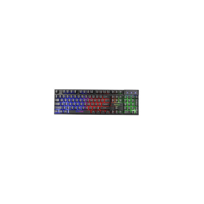 Marvo Scorpion K605 3 Colour LED Backlit USB 2.0 Frameless UK Layout Gaming Keyboard