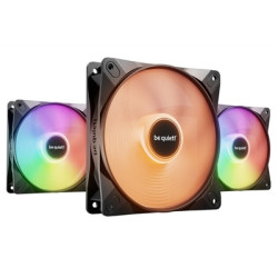 be quiet! Light Wings LX 120mm PWM High-Speed Fan  ARGB Lighting  Black  Ultra-Quiet Operation  High Airflow  Rifle Bearing  Dai