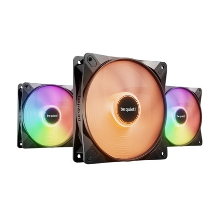 be quiet! Light Wings LX 120mm PWM High-Speed Fan  ARGB Lighting  Black  Ultra-Quiet Operation  High Airflow  Rifle Bearing  Dai