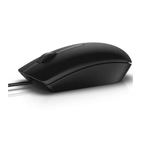 Dell MS116 Wired USB Mouse  2-Buttons  1000dpi and Optical Tracking  Ambidextrous Design for PC  Mac and Laptop  Black