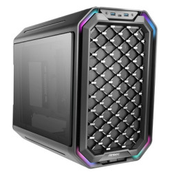 Antec Dark Cube Mid Cube 2 x USB 3.0 / 1 x USB 3.1 Type-C Tempered Glass Side Window Panel with Interchangeable Front Panels Bla