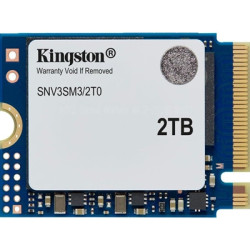 Kingston NV3 2TB PCIe 4.0 M.2 2230 NVMe SSD for Handheld Consoles  Small Form Factor PCs & Laptops  6 000MB/s read & 5 000MB/s w