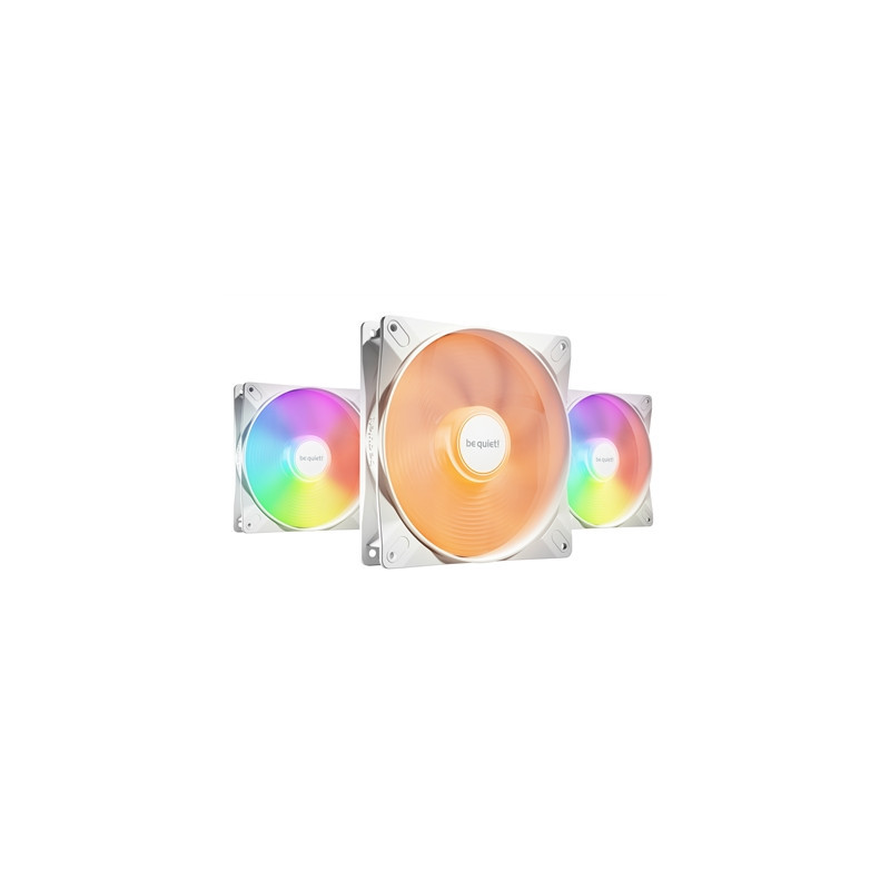 be quiet! Light Wings LX 140mm PWM High-Speed Fan  ARGB Lighting  Triple Pack  Ultra-Quiet Operation  High Airflow  Daisy-Chaini