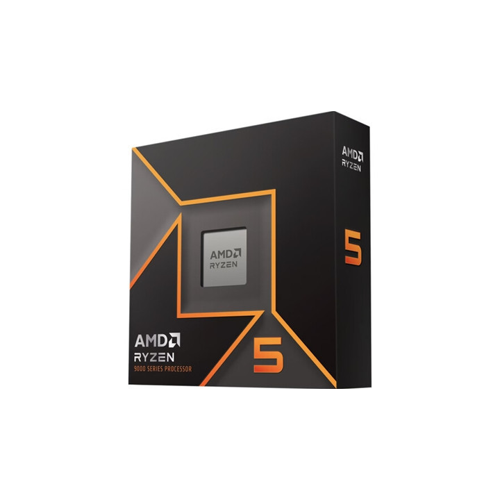 AMD Ryzen 5 9600X 6 Core AM5 Processor  12 Threads  3.9GHz up to 5.4GHz Boost  38MB Cache  65W  No Fan  Radeon Graphics