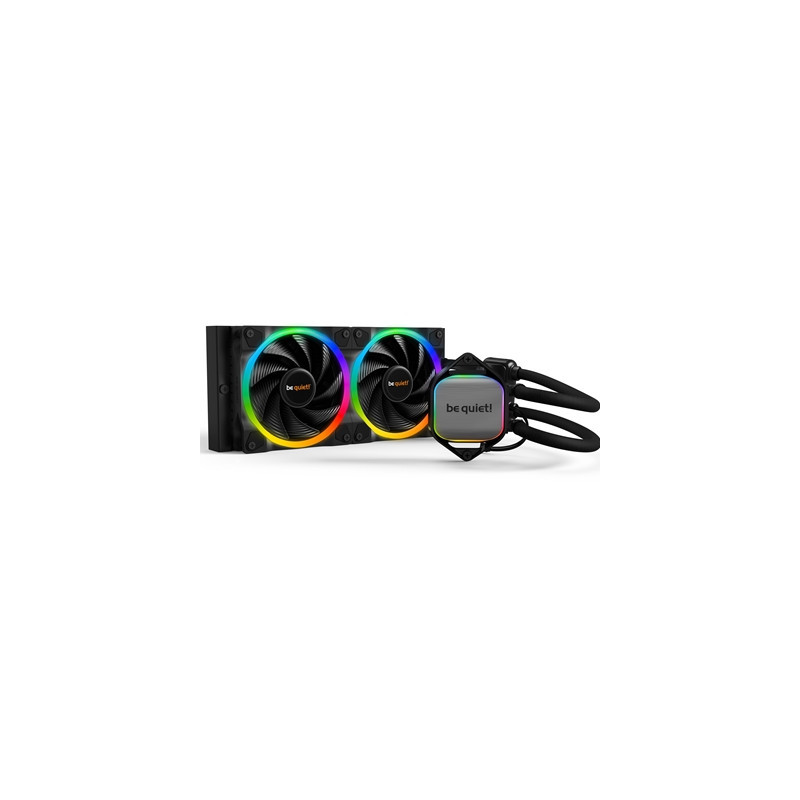 be quiet! Pure Loop 2 FX AiO Liquid CPU Cooler  Universal Socket  240mm Radiator  2 x Light Wings 120mm PWM High Speed 2500RPM A