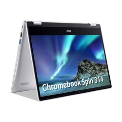 Acer Chromebook Spin 314 CP314-1H 2 in 1 Laptop  14 Inch FHD Touchscreen  Intel Celeron N4500  4GB RAM  64GB eMMC  Intel Graphic