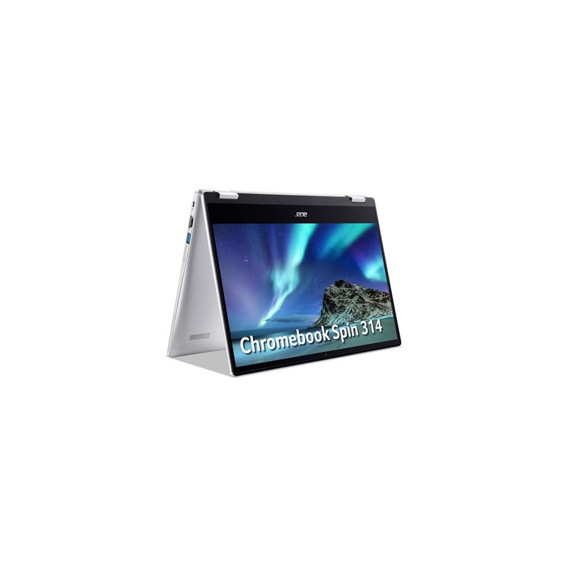 Acer Chromebook Spin 314 CP314-1H 2 in 1 Laptop  14 Inch FHD Touchscreen  Intel Celeron N4500  4GB RAM  64GB eMMC  Intel Graphic